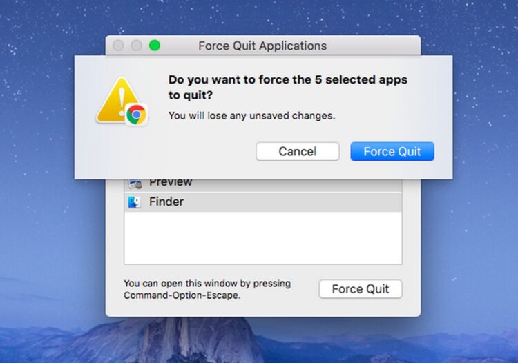 Mac'te Açık Uygulamalardan Aynı Anda Nasıl Çıkılır?